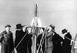 Před startem Očenáškovy rakety