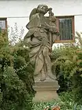 Statue of Saint Roch (Boskovice).JPG