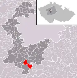 Štěchovice na mapě