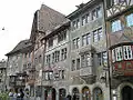 Historické domy na radničním náměstí (Rathausplatz)