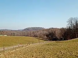 Pohled ze svahu Weifbergu