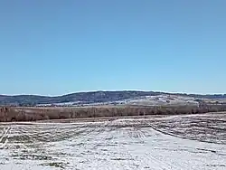 V pozadí Steinberg (vlevo) a Hoher Hahn (vpravo)