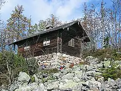 Chata "Steinfleck Hütte" pod vrcholkem hory Steinfleckberg