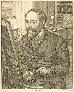 Steinlen 1901 (kresba Pieter Dupont 1870–1911)