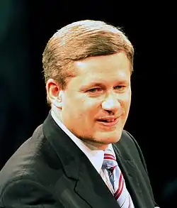 Předseda MDU Stephen Harper