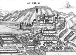 Дворец Щайерег, Долна Австрия, 1674