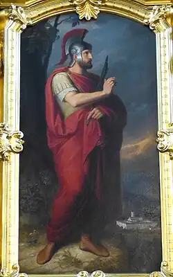 Oltářní obraz sv. Donáta, Schlägl, 1854