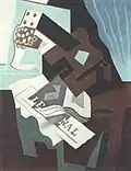 Juan Gris: Zátiší s kytarou (1919)