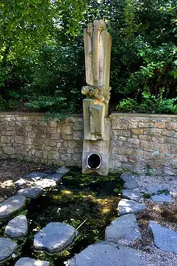 Pramen potoka na sídlišti Stodůlky