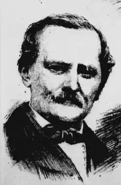 Josef Jan Stránský-Šemerer (kresba J. Vilímka, 1883)