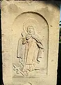 Fabianův kříž, reliéf sv. Terezie
