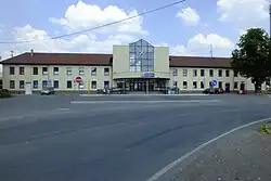 Staniční budova v roce 2015