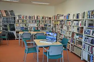 Masarykova veřejná knihovna Vsetín, studovna a regionální oddělení (3. patro)