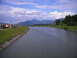 Horní část focená z prvního mostu