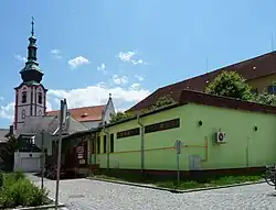 Místo, kde stávala poslední sušická synagoga
