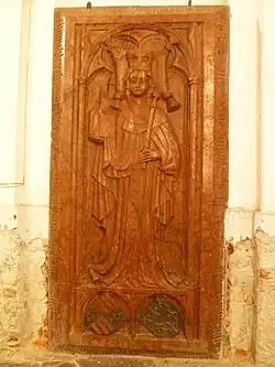 Epitaf Tuty z Formbachu (kostel sv. Lamberta v Subenu, první polovina 15. století)