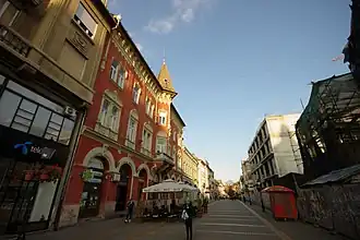 Domy na ulici Korzo.