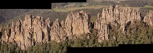 Národní přírodní památka Suché skály