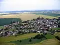 Letecký pohled na obec