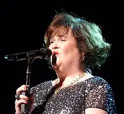 Susan Boyle v červenci 2013