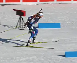 Susan Dunkleeová během SP v Novém Městě na Moravě v roce 2015