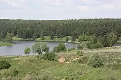 Přehrada na řece Sderiška v Suzdalském okrese