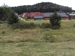 Pohled na část Svárova a Hůrku od severu