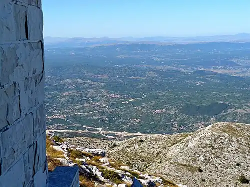 Výhled do vnitrozemí