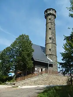 Rozhledna na vrcholu Svatoboru