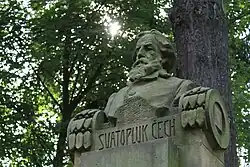 Pomník Svatopluka Čecha v Rovensku pod Troskami