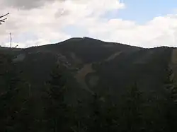 Slamník ze západního hřebene pohoří