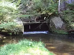 Svitavka u tunelů, zpětný přepad