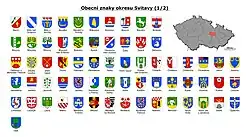 Přehled obecních znaků okresu Svitavy