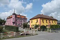 Náves ve Svobodných Heřmanicích