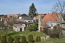 Svojetín – zástavba ve východní části vesnice