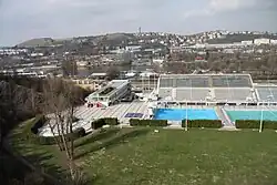 Část s dětským bazénem a skokanskou věží