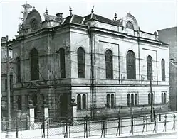 Ústecká synagoga v roce 1880