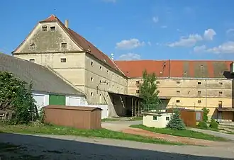 Panská sýpka v Jaroměřicích z roku 1648