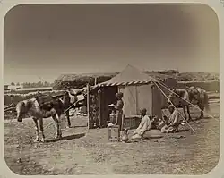 Stan Bucharských Židů u řeky Syrdarja, 1865