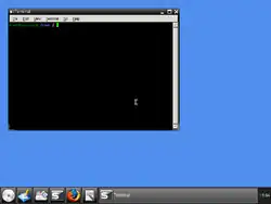 SystemRescueCd po startu grafického rozhraní