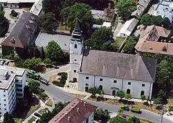 Letecký pohled na Szarvas