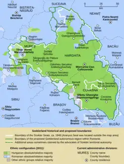 Požadované hranice autonomního Sikulska