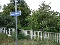 Vlaková zastávka v Szentmártonkátě