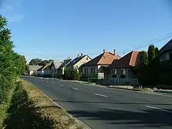 Hlavní silnice v Szilsárkány