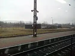 Pohled na zastávku.