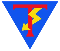 Nárameník „oddílu Torni“ z roku 1943