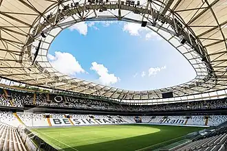 Stadion Beşiktaş v roce 2023