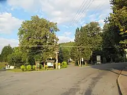 Výchozí rozcestí v Týně nad Bečvou