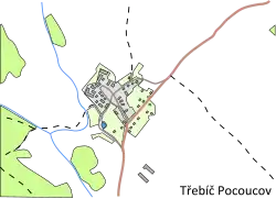 Přehledový plánek zachycující dnešní situaci