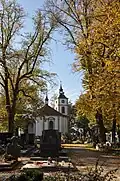 Hřbitov a kostel